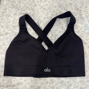 Seamless Ribbed Alo Bra